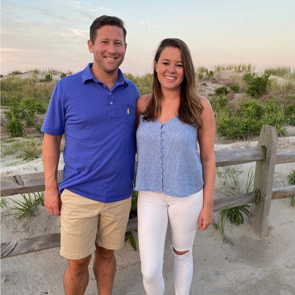 BP Blue linen tank top - Picture 7 of 7